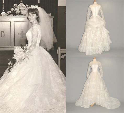 1960s inspired wedding dresses.